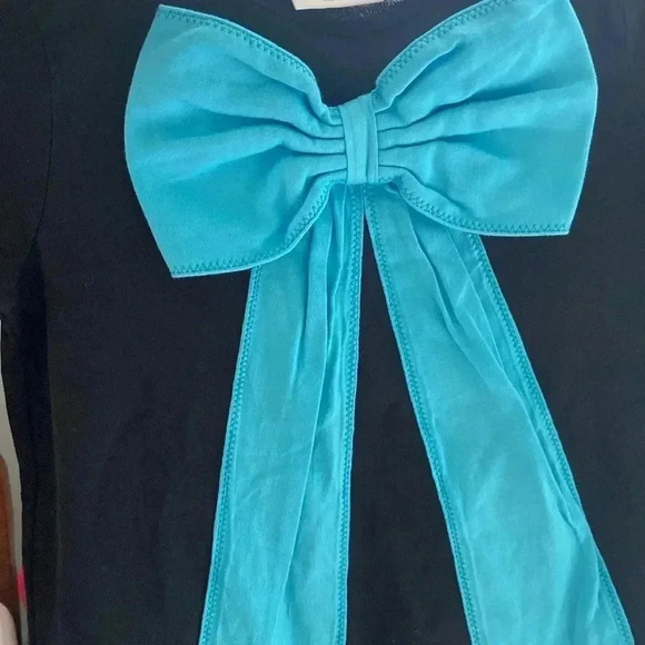 “KIDS” Hanna Anderson big bow dress size 130/ 8 US - Picture 4 of 5